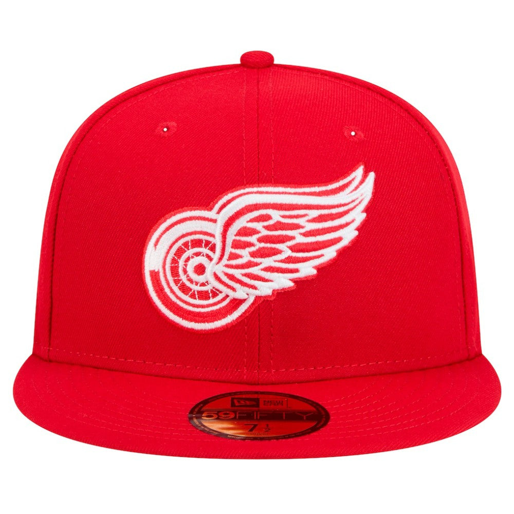 Detroit Red Wings New Era Core 59FIFTY Fitted Hat - Red Hats