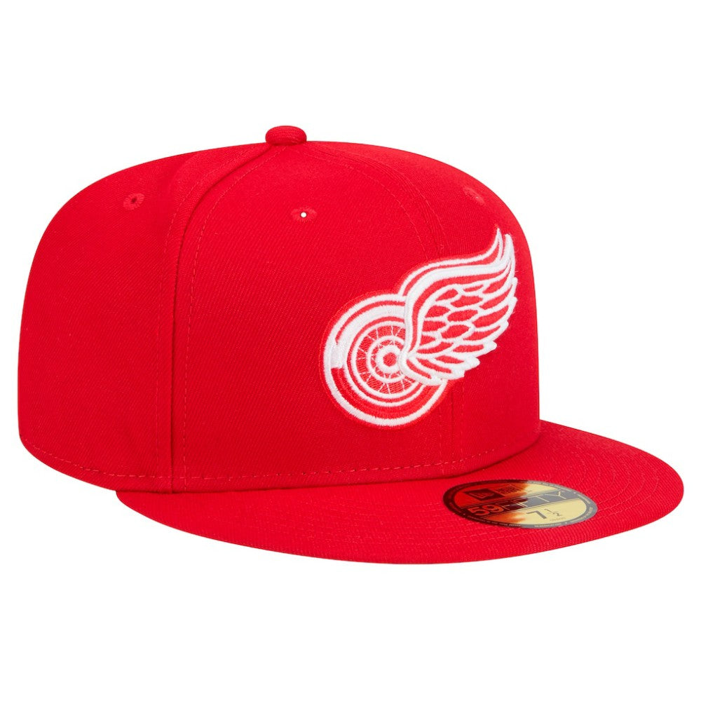 Detroit Red Wings New Era Core 59FIFTY Fitted Hat - Red Hats