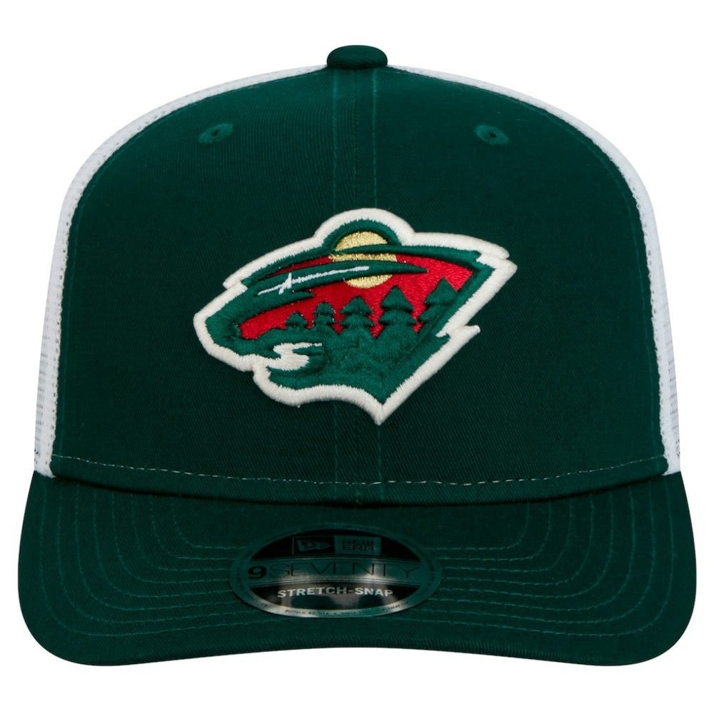 Minnesota Wild New Era Core Trucker 9SEVENTY Stretch-Snap Hat - Green Hats