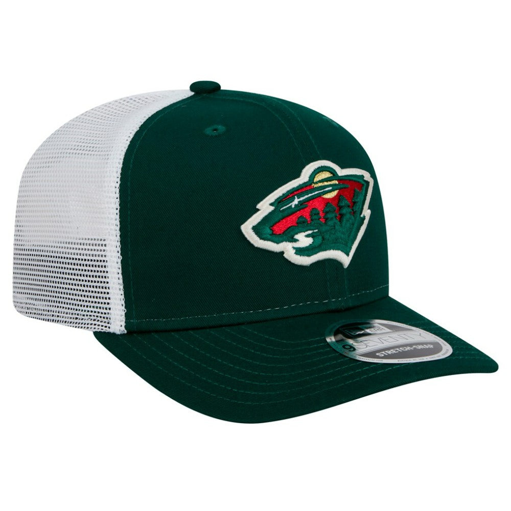 Minnesota Wild New Era Core Trucker 9SEVENTY Stretch-Snap Hat - Green Hats