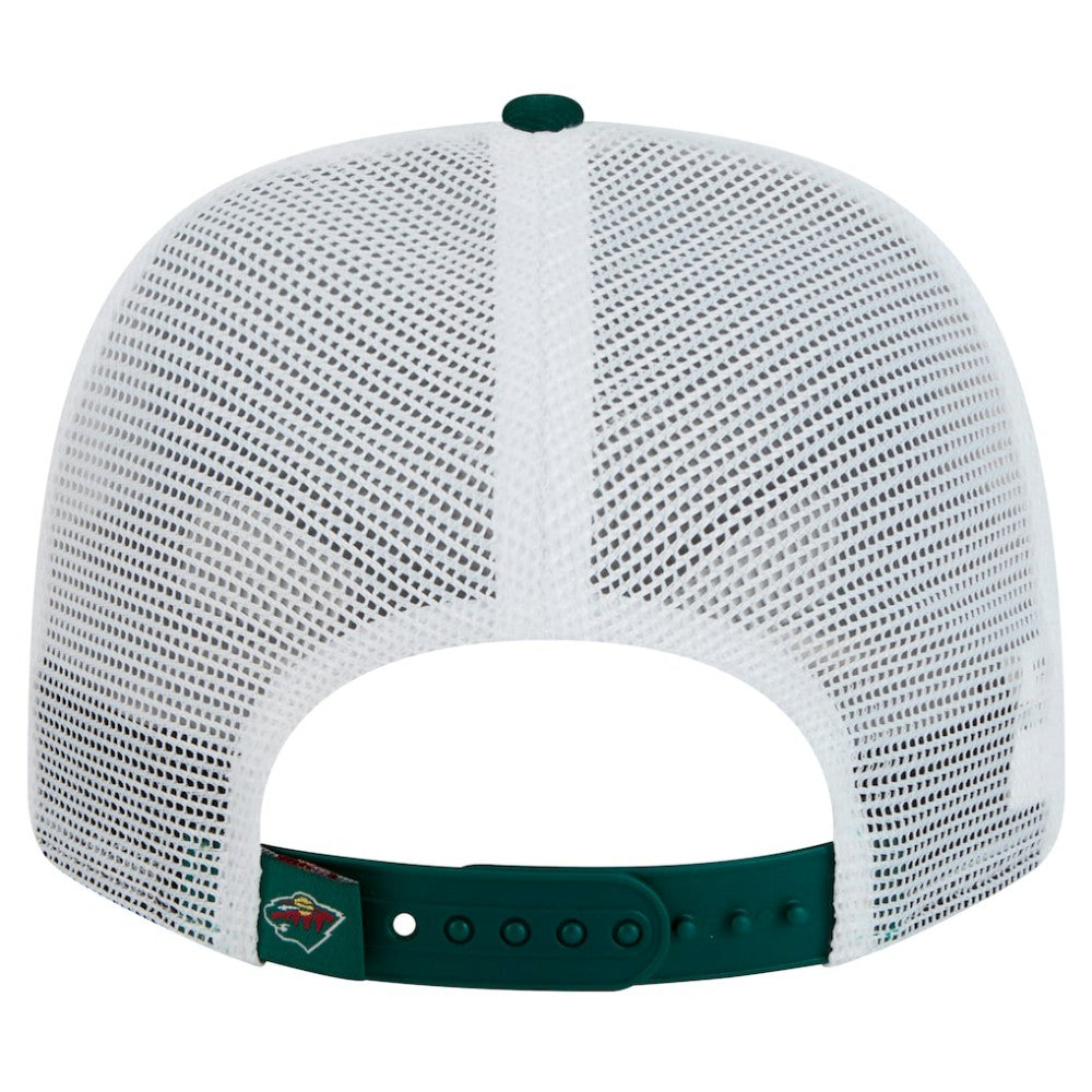 Minnesota Wild New Era Core Trucker 9SEVENTY Stretch-Snap Hat - Green Hats