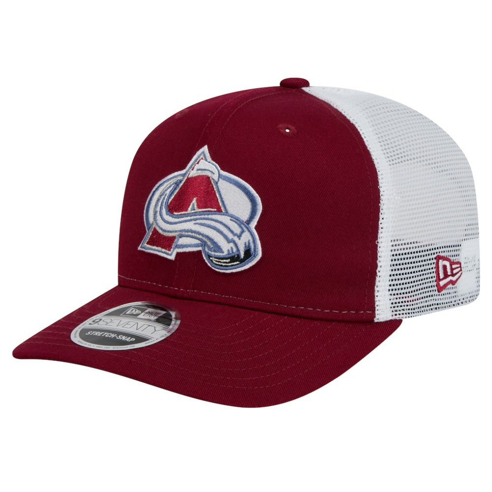 Colorado Avalanche New Era Core Trucker 9SEVENTY Stretch-Snap Hat - Burgundy Hats