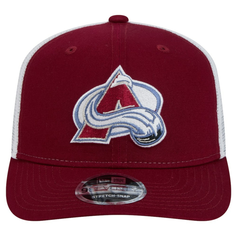 Colorado Avalanche New Era Core Trucker 9SEVENTY Stretch-Snap Hat - Burgundy Hats