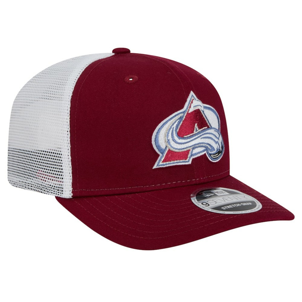 Colorado Avalanche New Era Core Trucker 9SEVENTY Stretch-Snap Hat - Burgundy Hats