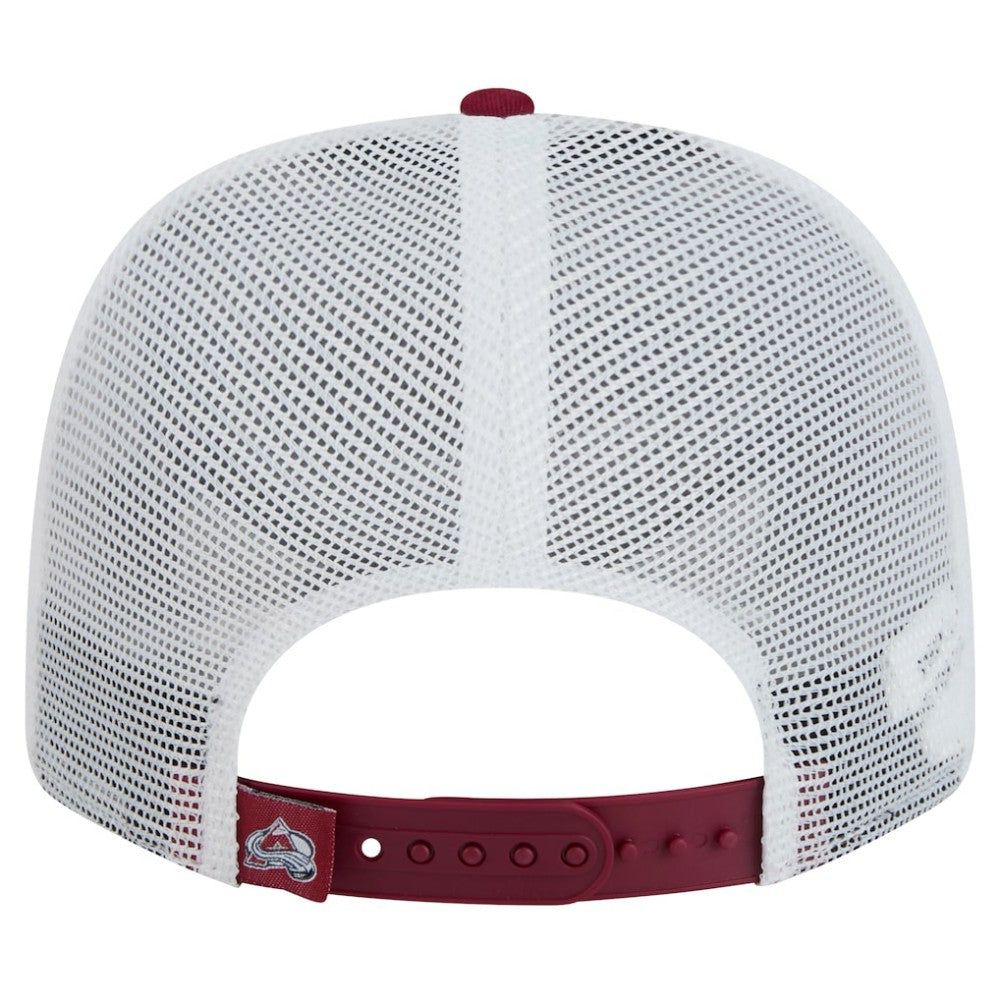 Colorado Avalanche New Era Core Trucker 9SEVENTY Stretch-Snap Hat - Burgundy Hats