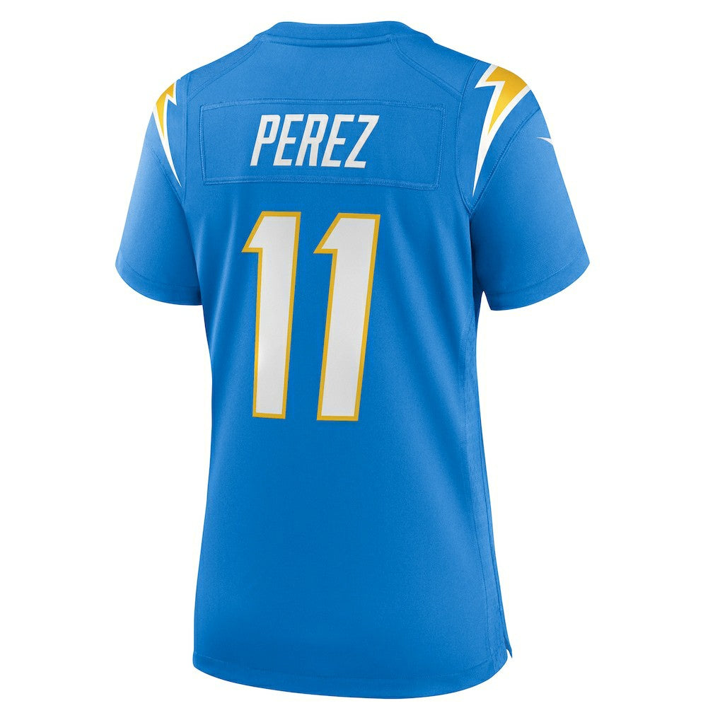 Luis Perez Los Angeles Chargers Women's Team Game Jersey - Powder Blue for sale