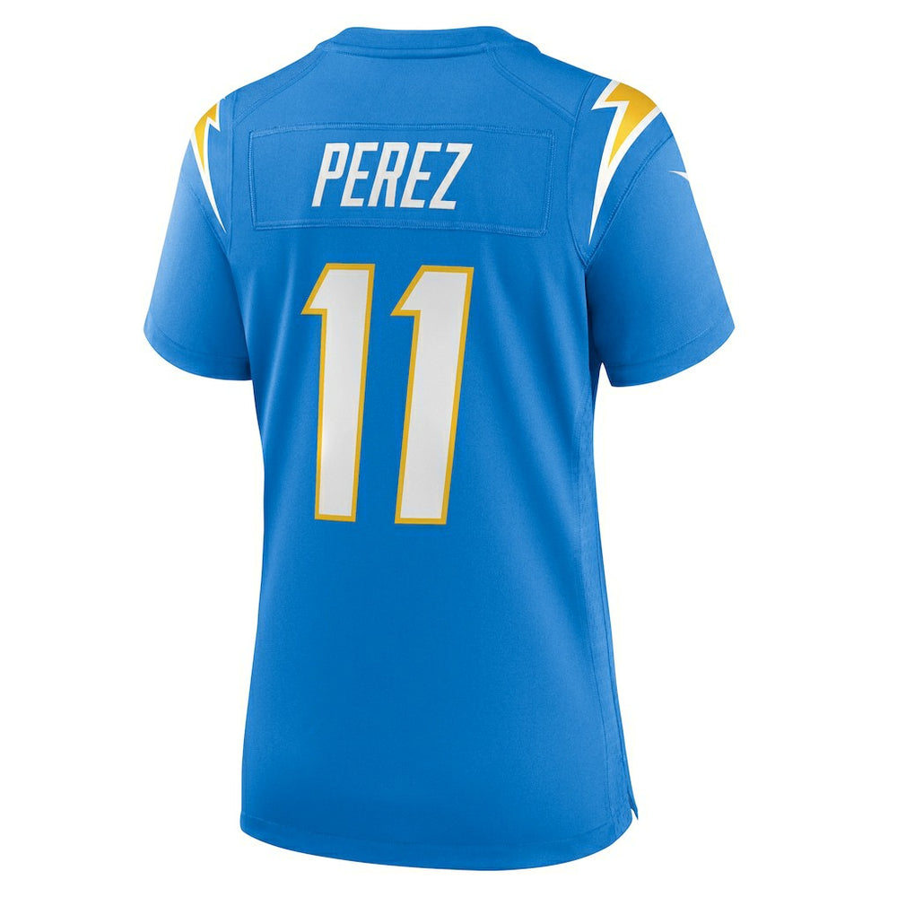 Luis Perez Los Angeles Chargers Women's Team Game Jersey - Powder Blue for sale