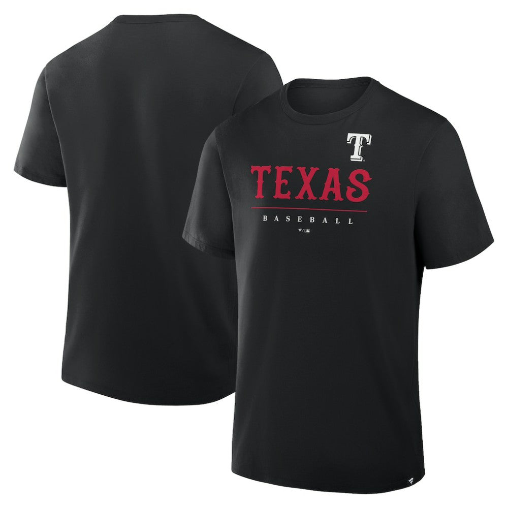 Texas Rangers Color Pop Legacy Clubhouse T-Shirt Black
