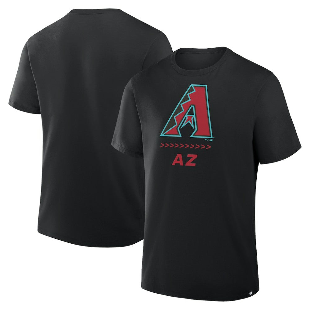 Arizona Diamondbacks Clubhouse Legacy Side Swipe T-Shirt Black