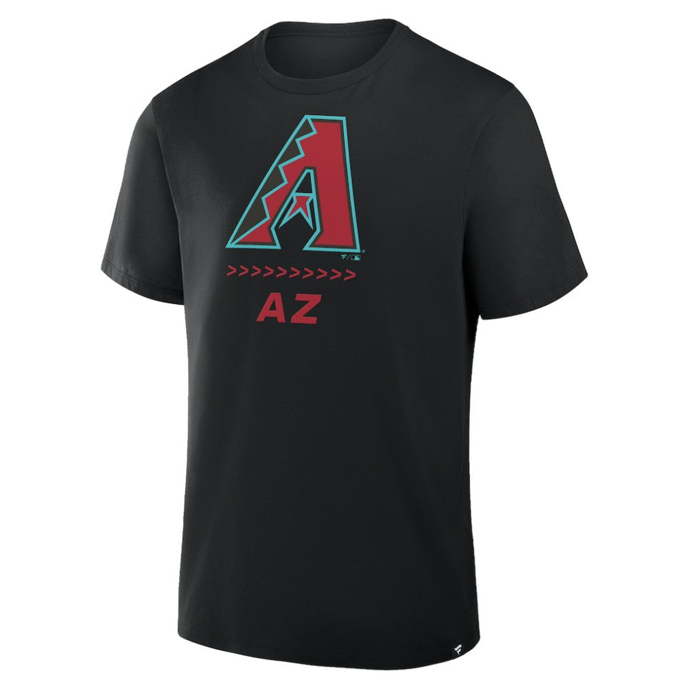 Arizona Diamondbacks Clubhouse Legacy Side Swipe T-Shirt Black