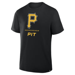 Pittsburgh Pirates Clubhouse Legacy Side Swipe T-Shirt Black