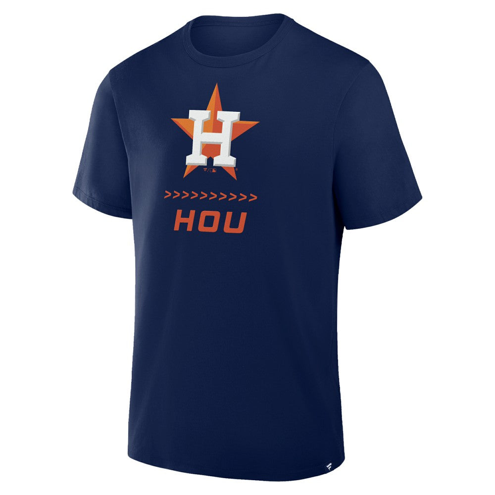 Houston Astros Clubhouse Legacy Side Swipe T-Shirt Navy