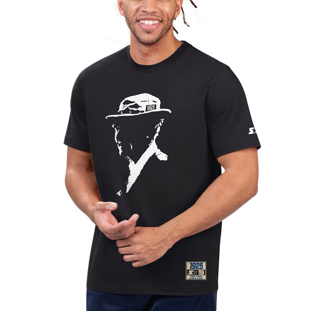New York Giants Starter 100th Season T-Shirt - Black for sale