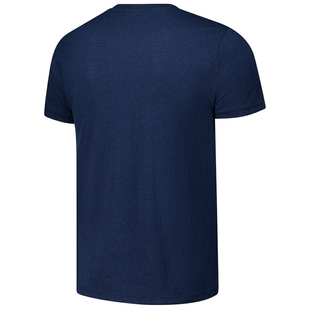 Chicago Bears Homage Unisex Ruffle Some Feathers Tri-Blend T-Shirt - Navy on sale