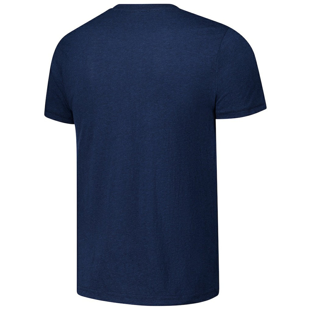 Chicago Bears Homage Unisex Ruffle Some Feathers Tri-Blend T-Shirt - Navy on sale