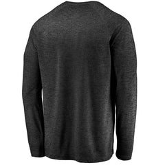 Green Bay Packers Iconic Striated Dark Logo Raglan Long Sleeve T-Shirt - Black discount