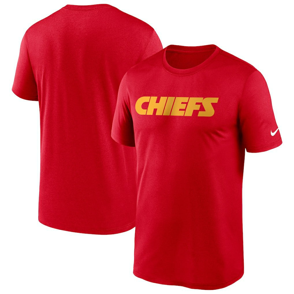 Kansas City Chiefs Wordmark Legend T-Shirt - Red outlet
