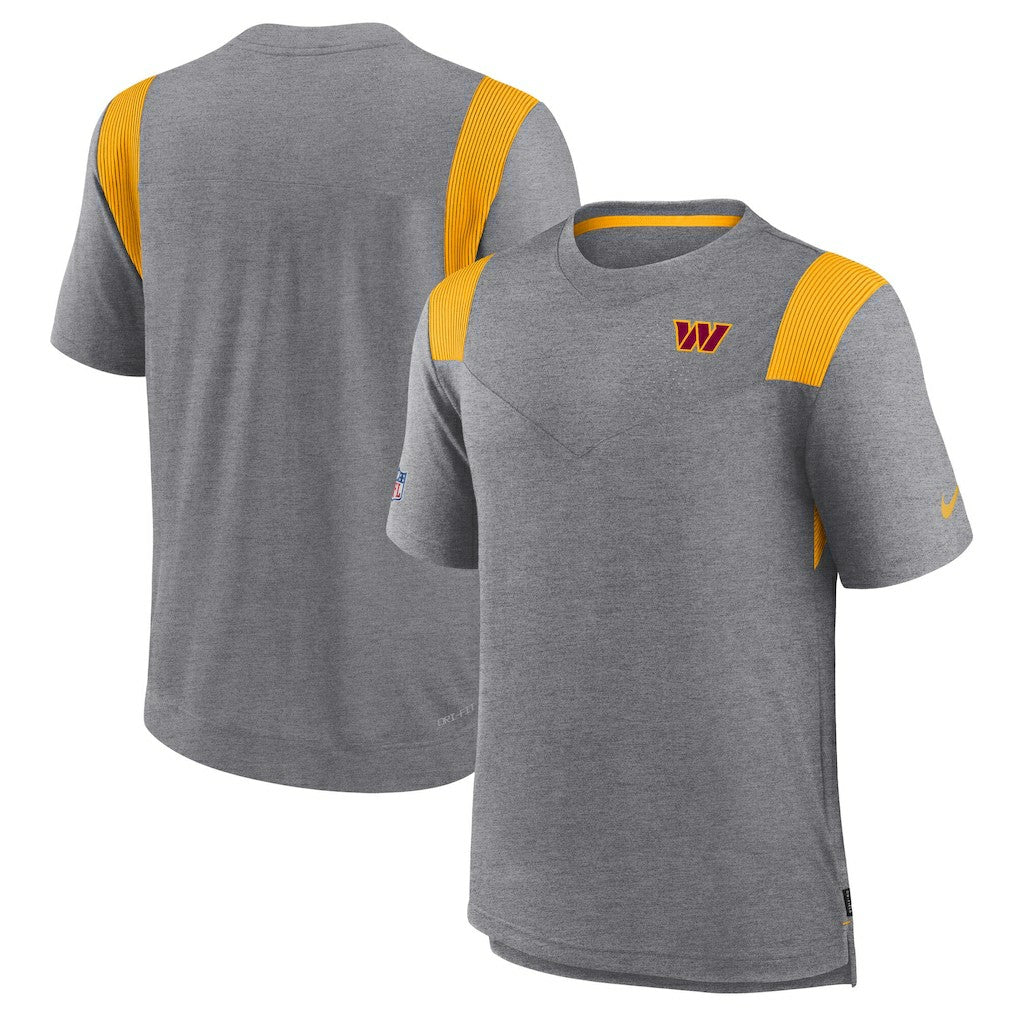 Washington Commanders Sideline Tonal Logo Performance Player T-Shirt - Charcoal on sale