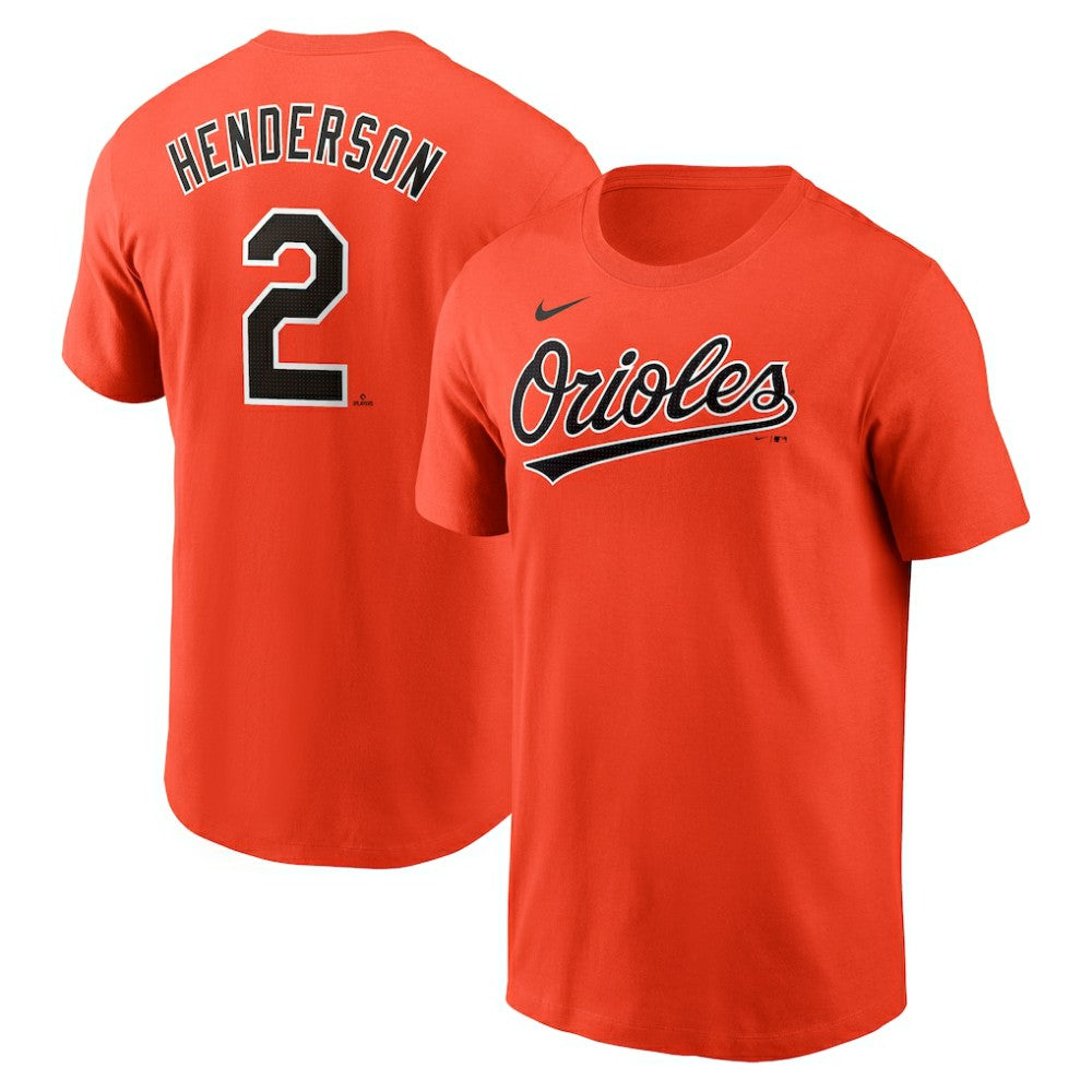 Gunnar Henderson Baltimore Orioles Fuse Name & Number T-Shirt Orange