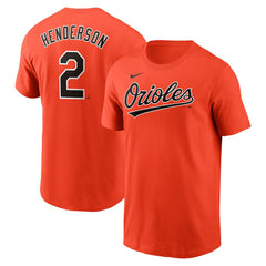 Gunnar Henderson Baltimore Orioles Fuse Name & Number T-Shirt Orange
