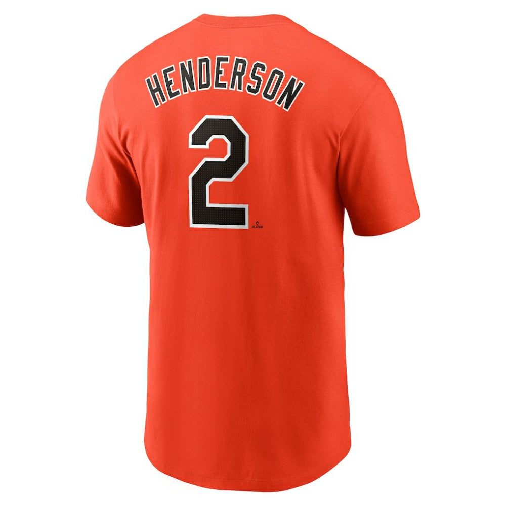 Gunnar Henderson Baltimore Orioles Fuse Name & Number T-Shirt Orange