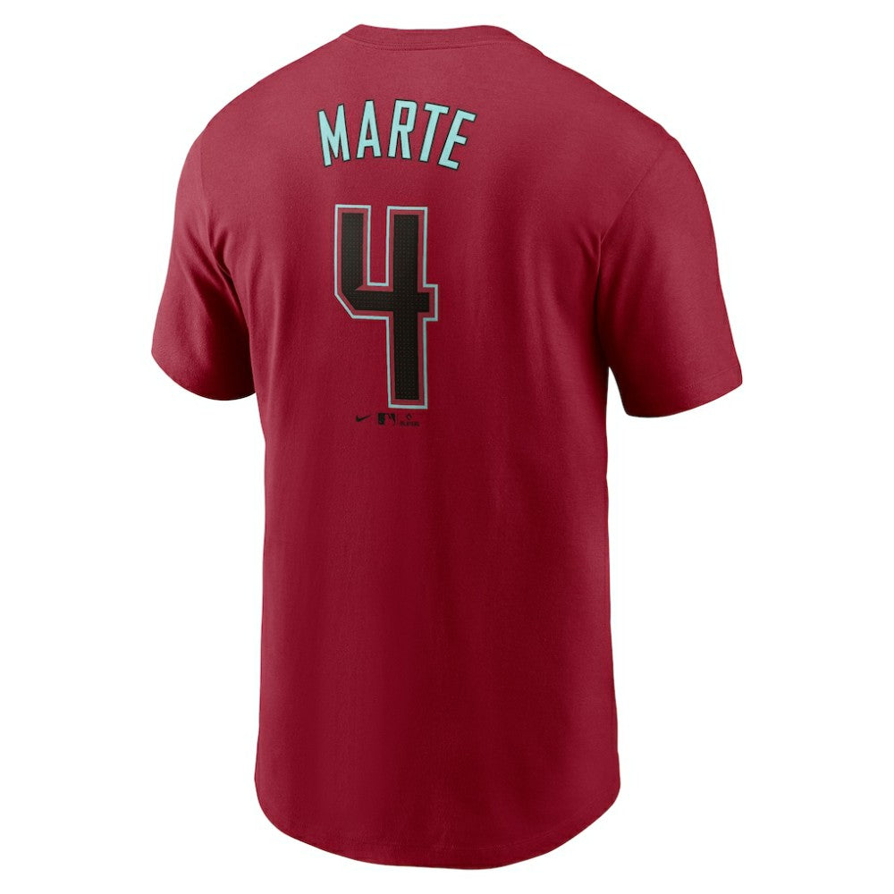 Ketel Marte Arizona Diamondbacks Fuse Name & Number T-Shirt Red