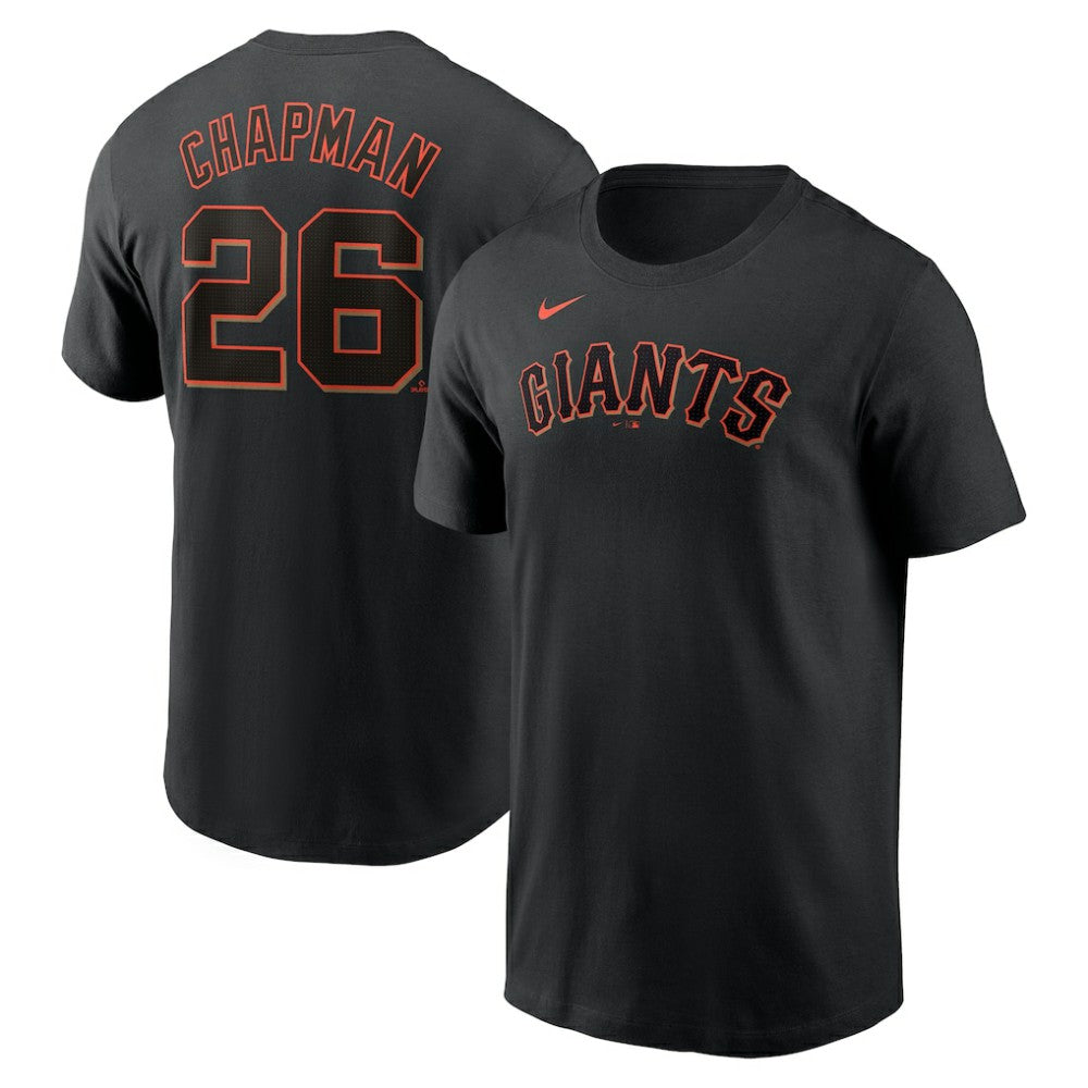 Matt Chapman San Francisco Giants Fuse Name & Number T-Shirt Black