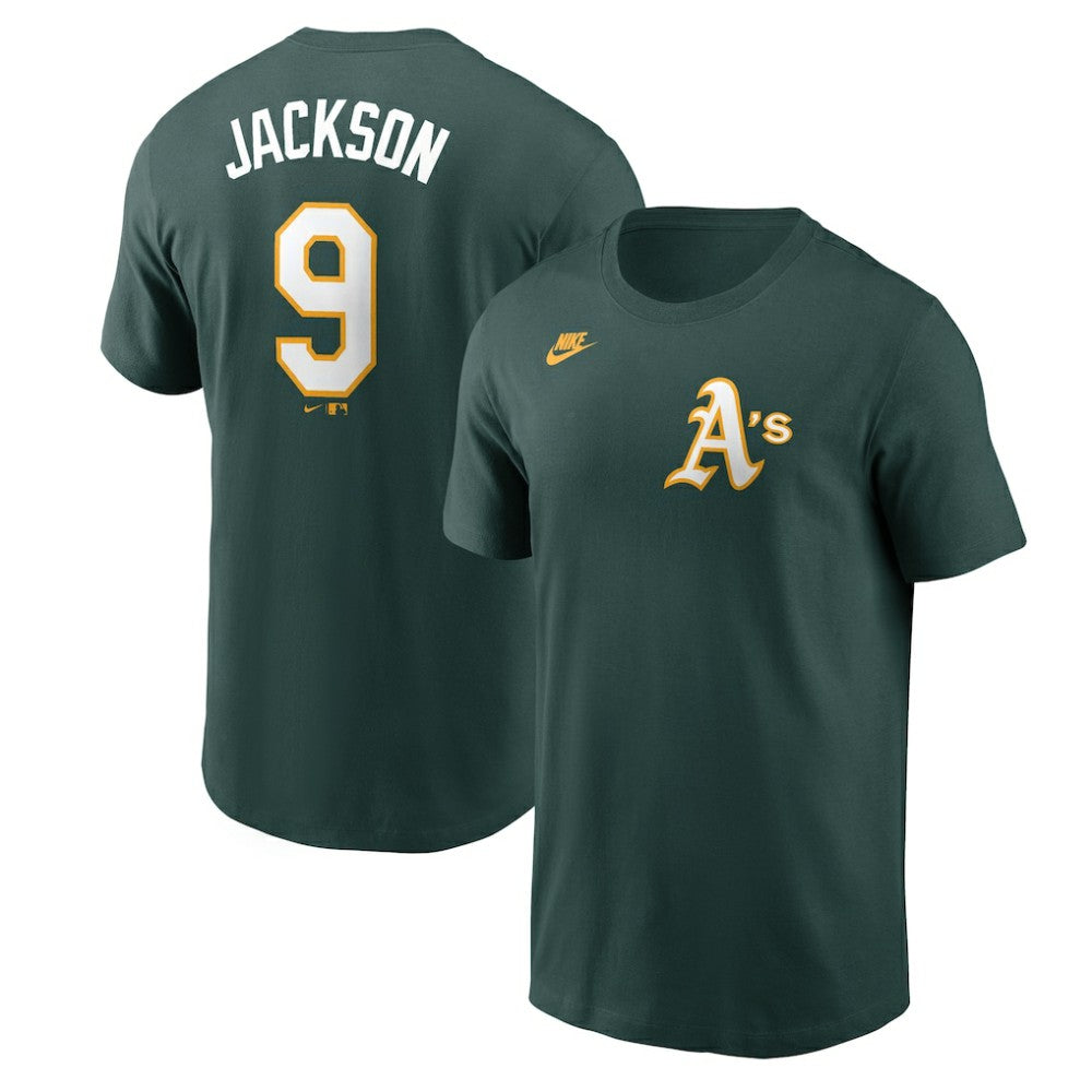 Reggie Jackson Athletics Fuse Name & Number T-Shirt Green