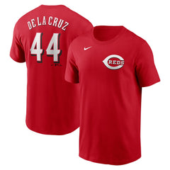 Elly De La Cruz Cincinnati Reds Fuse Name & Number T-Shirt Red