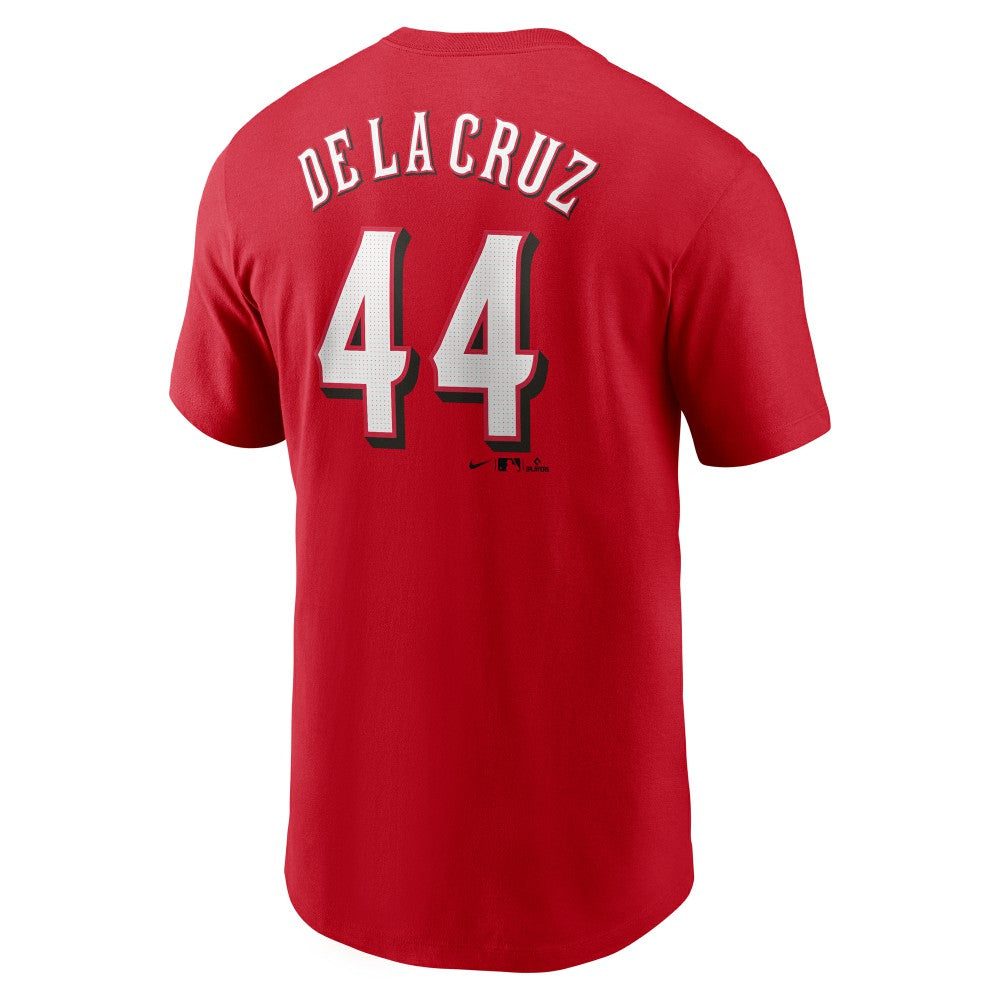 Elly De La Cruz Cincinnati Reds Fuse Name & Number T-Shirt Red