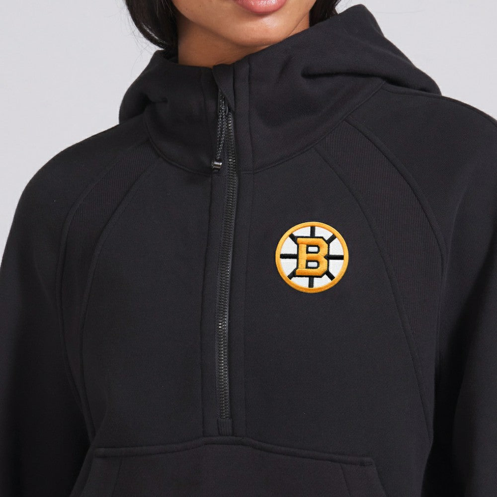 Boston Bruins lululemon Women's Scuba Oversized Half-Zip Hoodie - Black Hoodies