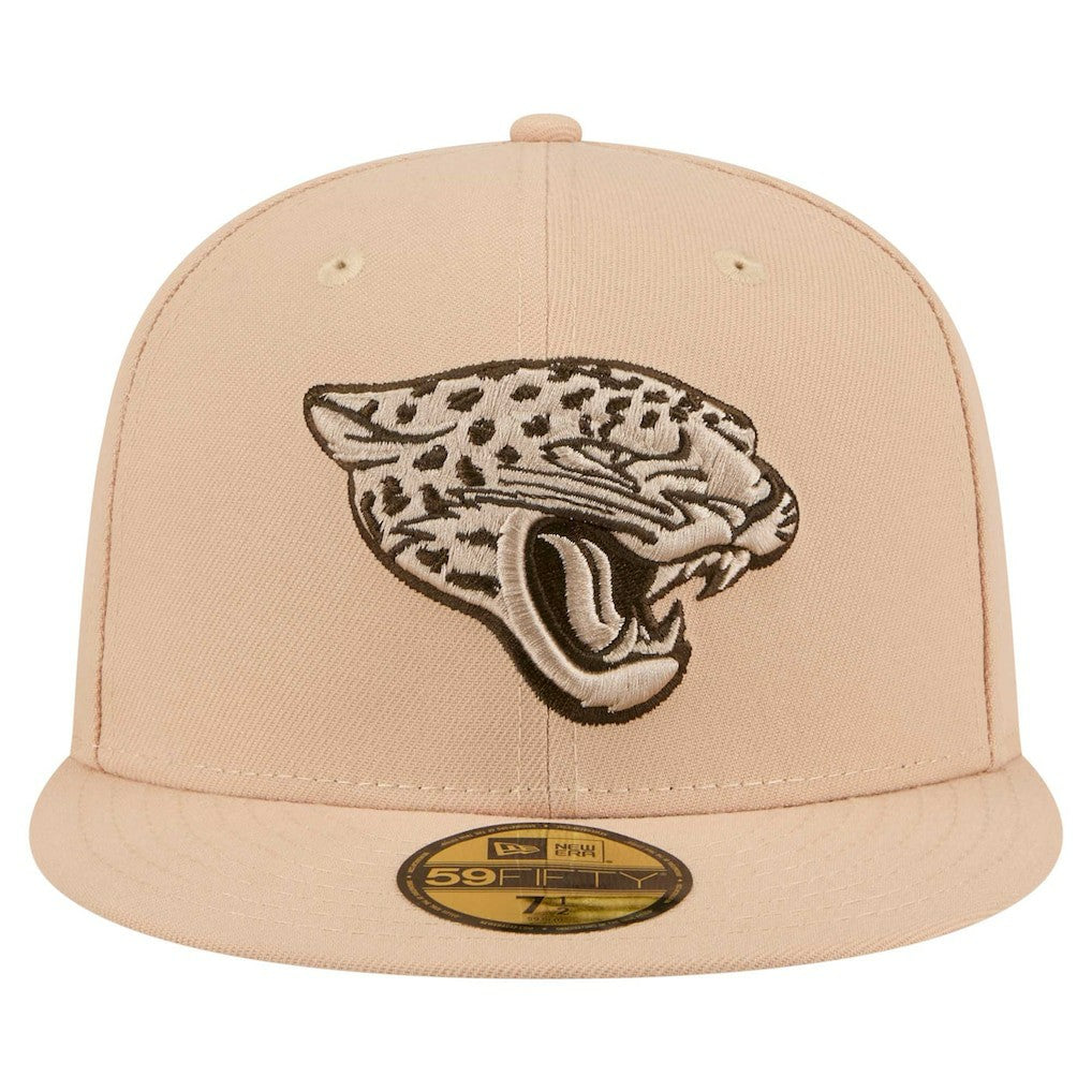 Jacksonville Jaguars New Era Candied Pecan 59FIFTY Fitted Hat - Tan for sale