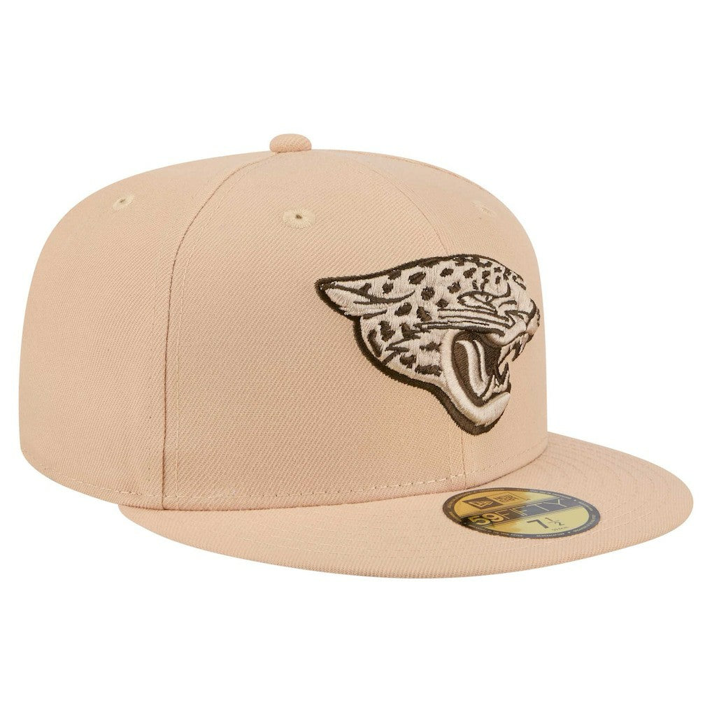 Jacksonville Jaguars New Era Candied Pecan 59FIFTY Fitted Hat - Tan for sale