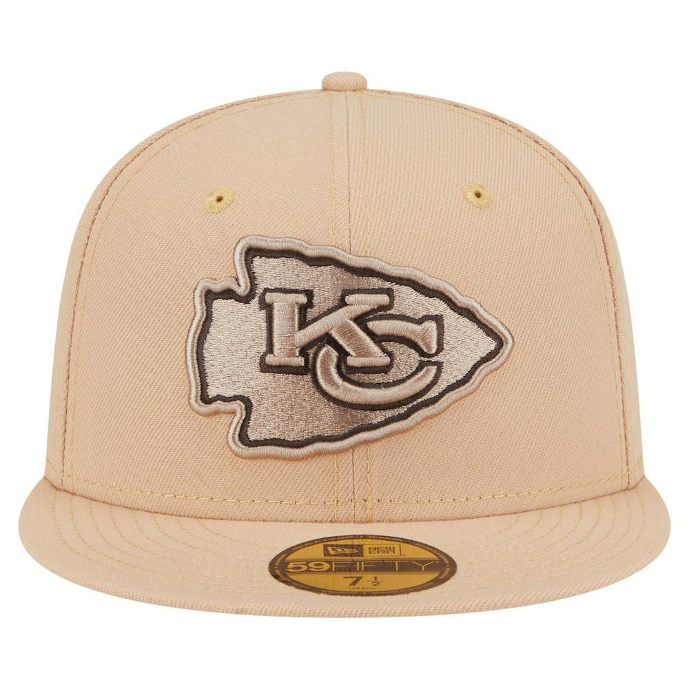 Kansas City Chiefs New Era Candied Pecan 59FIFTY Fitted Hat - Tan for sale