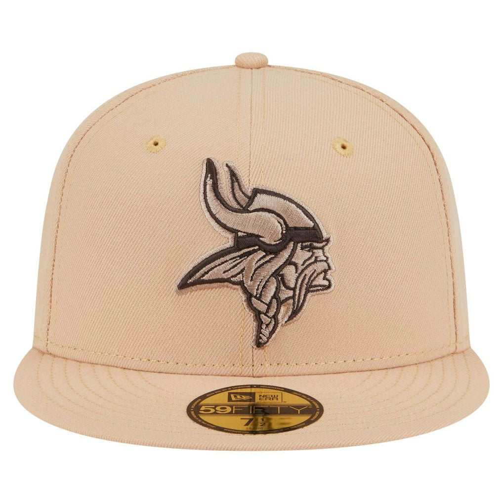 Minnesota Vikings New Era Candied Pecan 59FIFTY Fitted Hat - Tan online