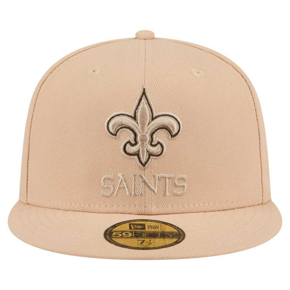 New Orleans Saints New Era Candied Pecan 59FIFTY Fitted Hat - Tan for sale