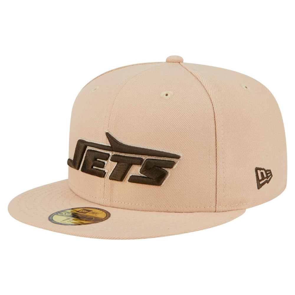 New York Jets New Era Candied Pecan 59FIFTY Fitted Hat - Tan on sale