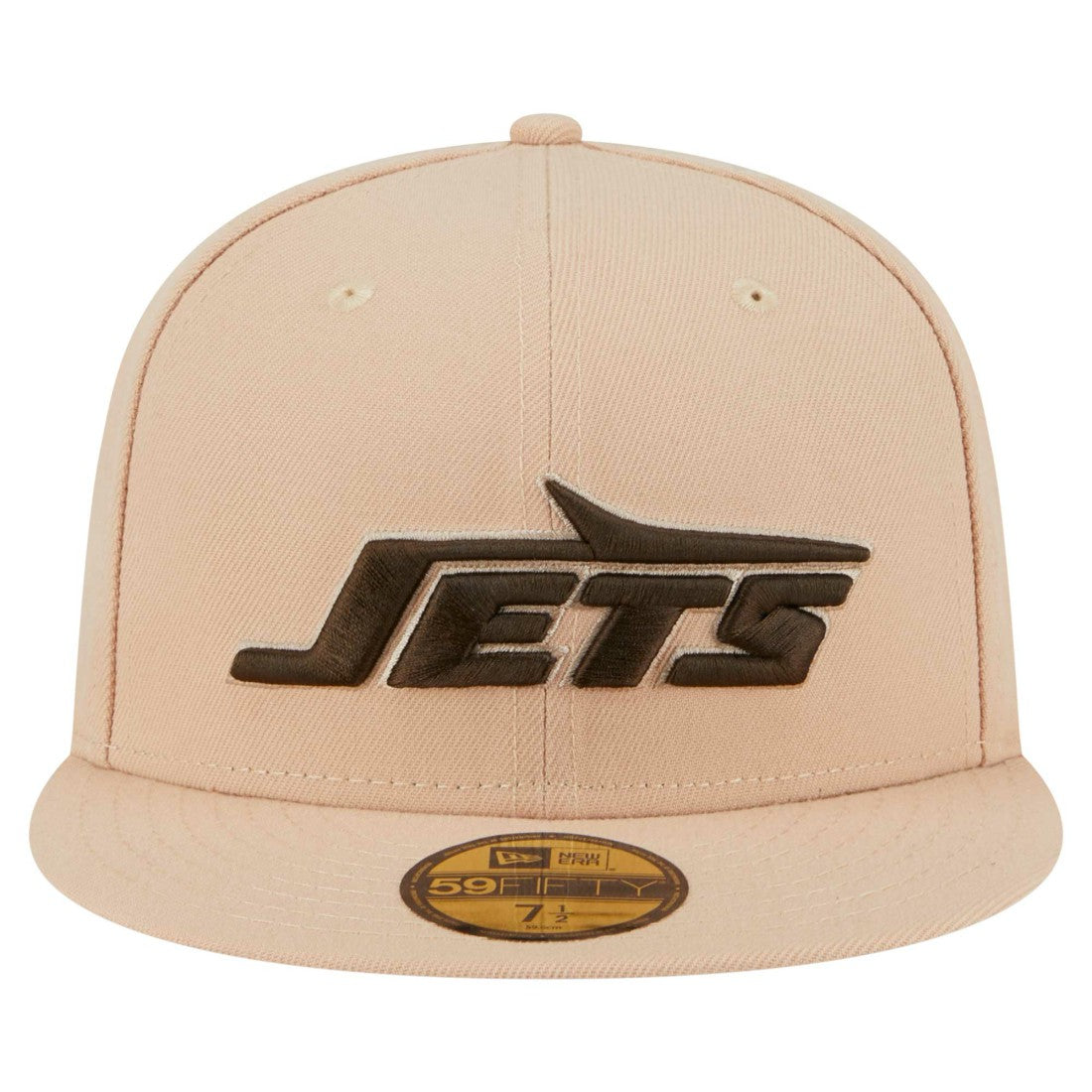New York Jets New Era Candied Pecan 59FIFTY Fitted Hat - Tan on sale