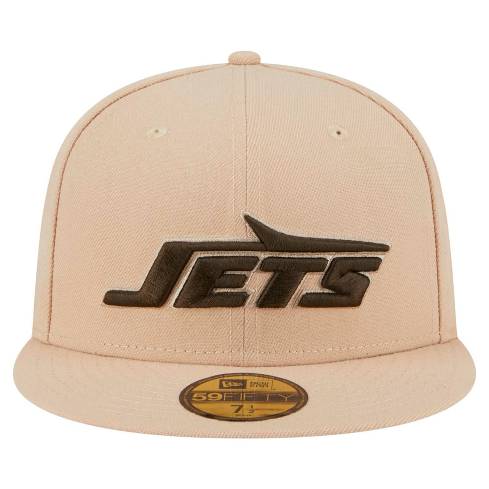 New York Jets New Era Candied Pecan 59FIFTY Fitted Hat - Tan on sale