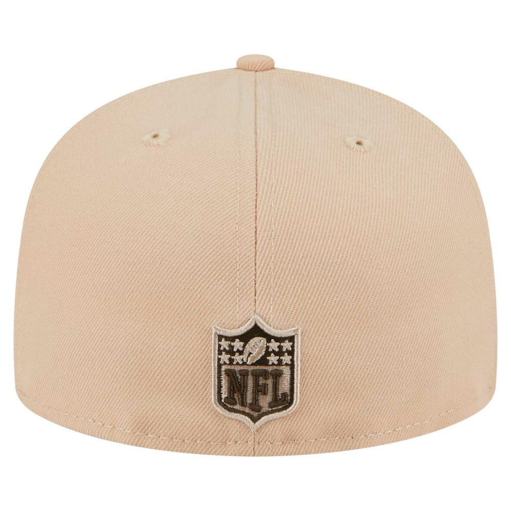 New York Jets New Era Candied Pecan 59FIFTY Fitted Hat - Tan on sale