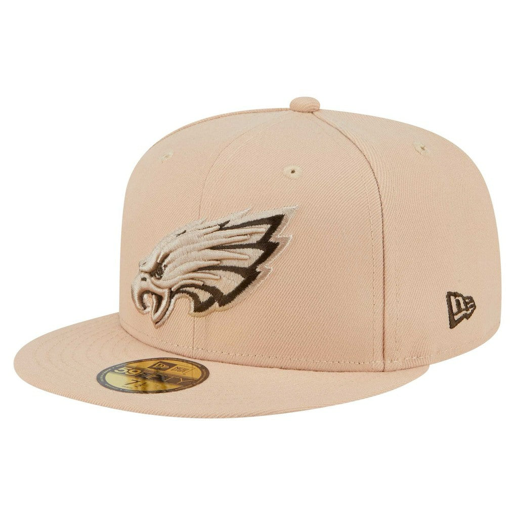 Philadelphia Eagles New Era Candied Pecan 59FIFTY Fitted Hat - Tan online