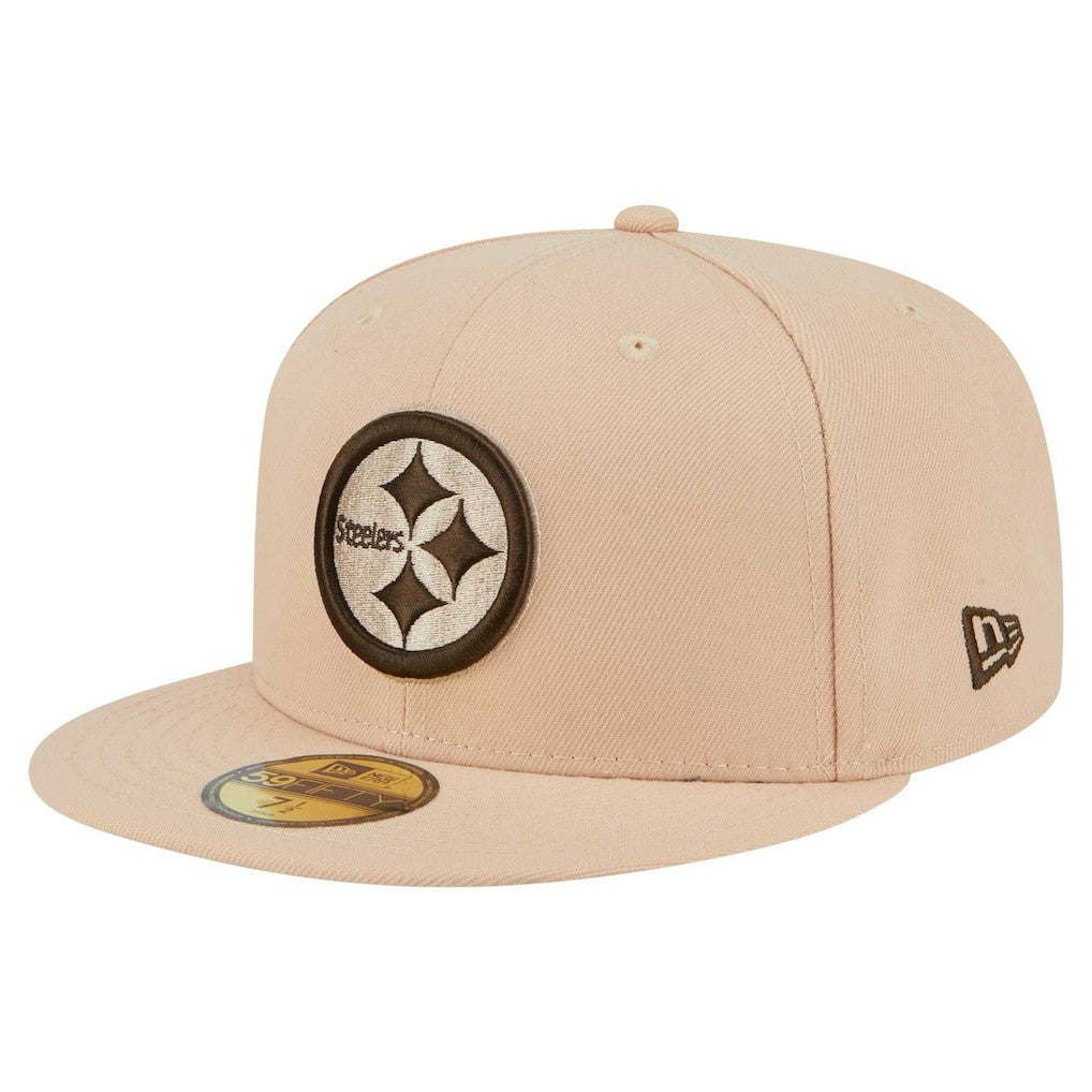Pittsburgh Steelers New Era Candied Pecan 59FIFTY Fitted Hat - Tan sale