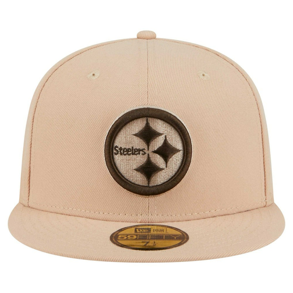 Pittsburgh Steelers New Era Candied Pecan 59FIFTY Fitted Hat - Tan sale