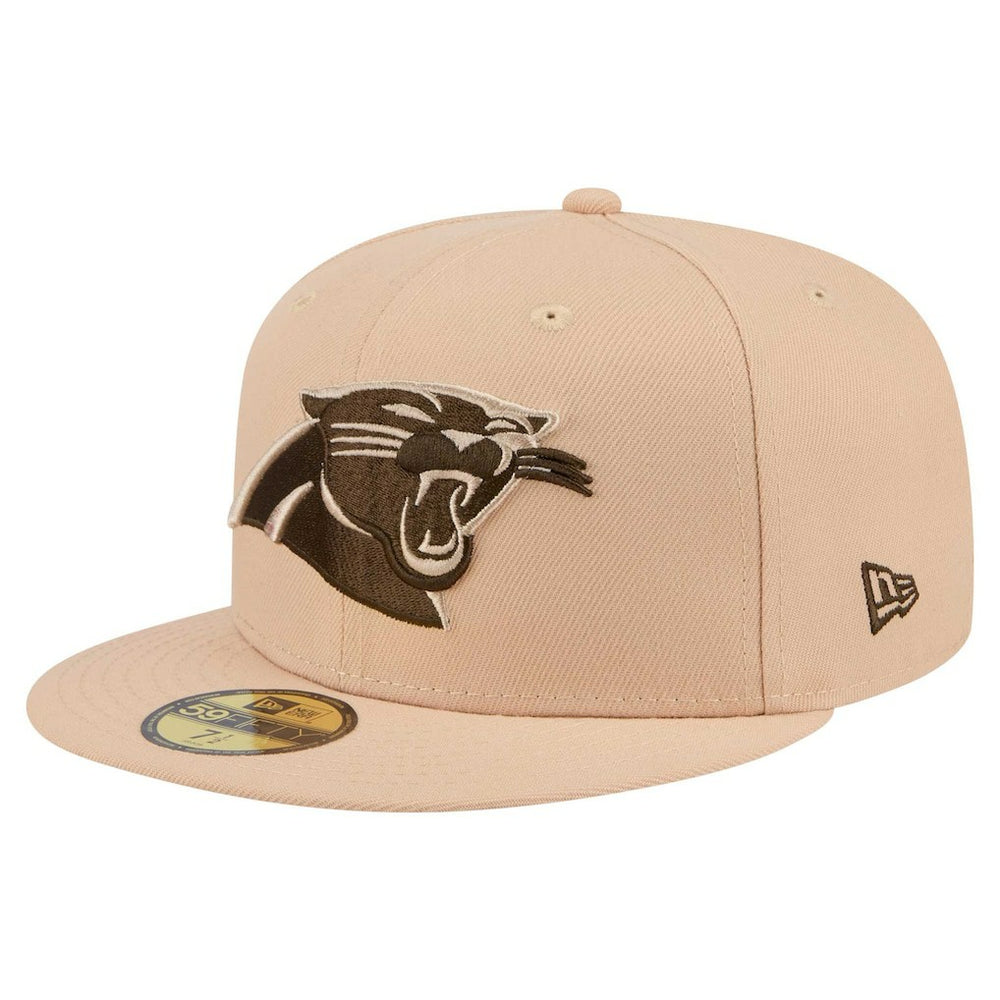 Carolina Panthers New Era Candied Pecan 59FIFTY Fitted Hat - Tan on sale