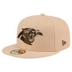 Carolina Panthers New Era Candied Pecan 59FIFTY Fitted Hat - Tan on sale