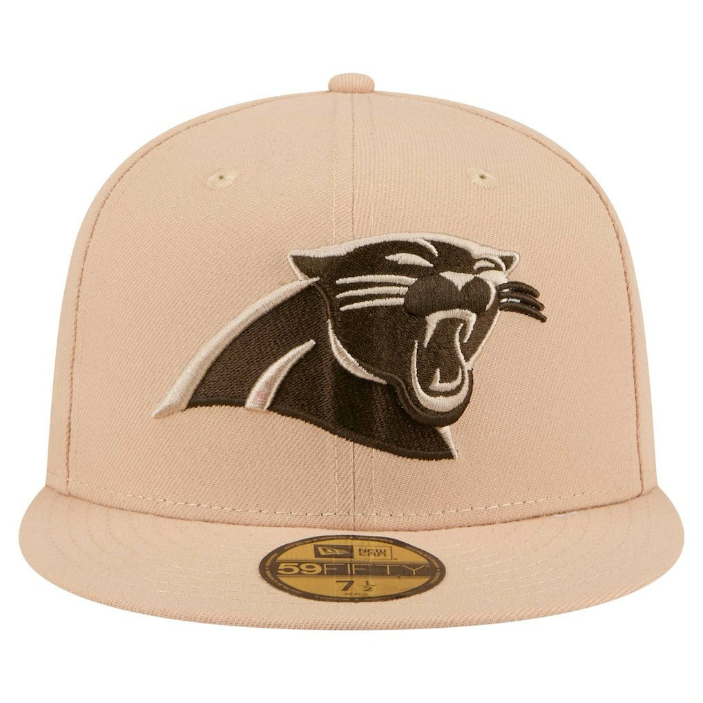 Carolina Panthers New Era Candied Pecan 59FIFTY Fitted Hat - Tan on sale