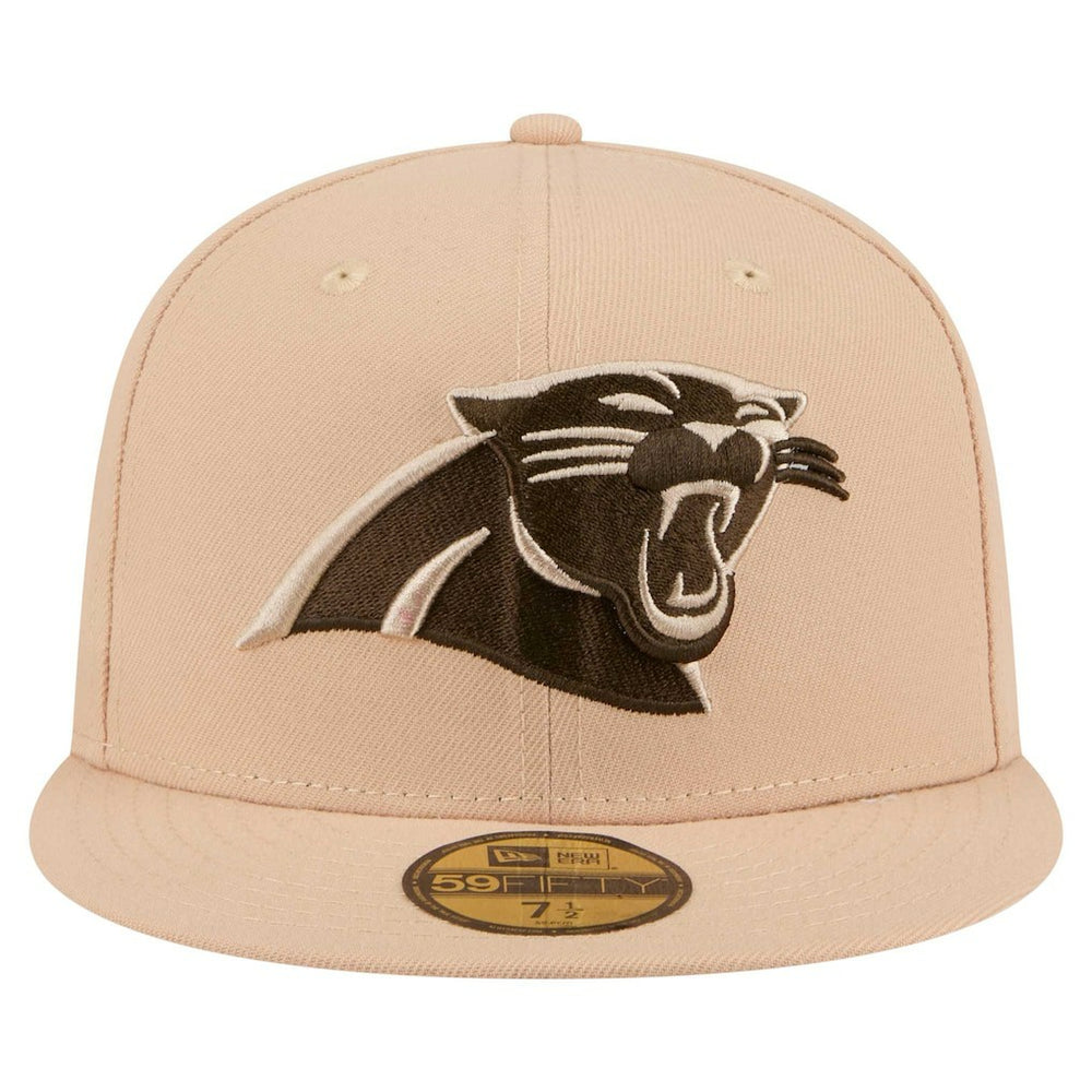 Carolina Panthers New Era Candied Pecan 59FIFTY Fitted Hat - Tan on sale