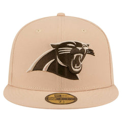 Carolina Panthers New Era Candied Pecan 59FIFTY Fitted Hat - Tan on sale
