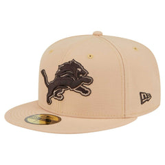 Detroit Lions New Era Candied Pecan 59FIFTY Fitted Hat - Tan for sale