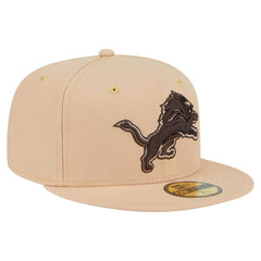 Detroit Lions New Era Candied Pecan 59FIFTY Fitted Hat - Tan for sale